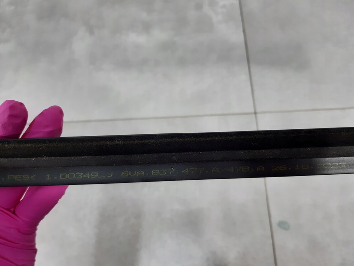 фото №8, Skoda fabia iv 21- планка накладка ліва передня перед 6va837477a