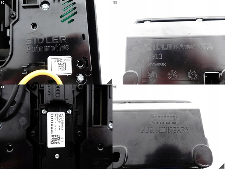 фото №11, Audi a6 4g0 c7 14-18 рестайлинг переднее панель потолок лампа led бардачок et1