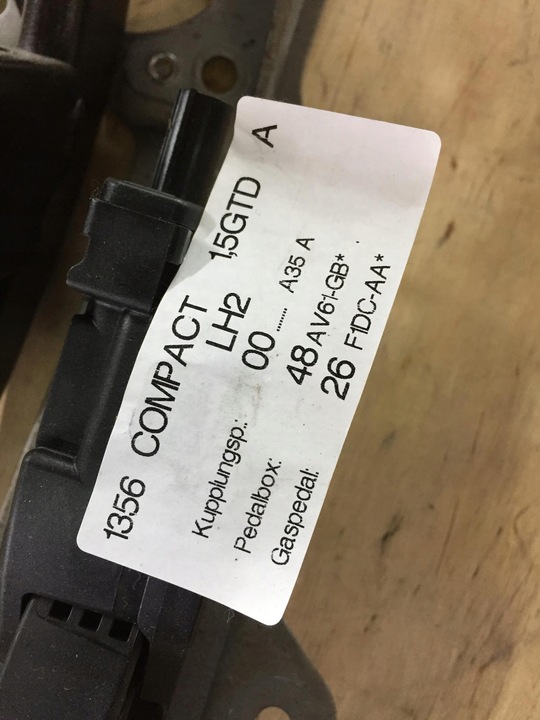 фото №2, Ford c max ii рестайлинг 17- педаль тормоза газа автомат