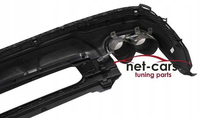 фото №9, Дифузор спойлер audi q7 20- рестайлінг s line sq7 abt наконечники чорний блиск