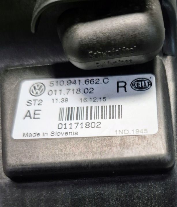 фото №12, Volkswagen golf vii sportsvan противотуманная фара галоген правое 510941662c