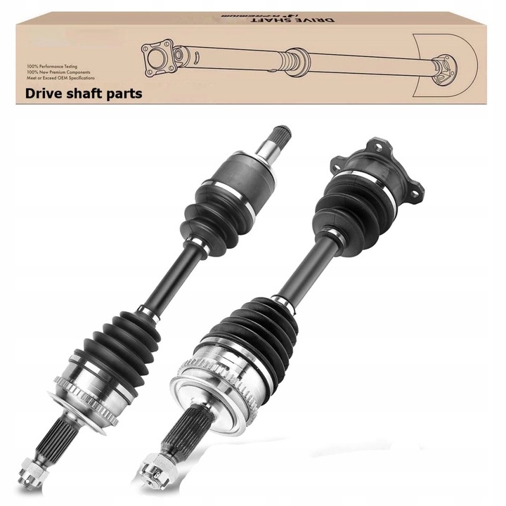 фото №1, Полуось левая + правая mitshubishi l200 kat kbt 2.5 дизель с прямым впрыском 4wd 2.5 дизель с прямым впрыском