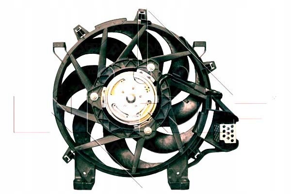 фото №2, Nrf вентилятор радіатор opel corso, combo 11 01-