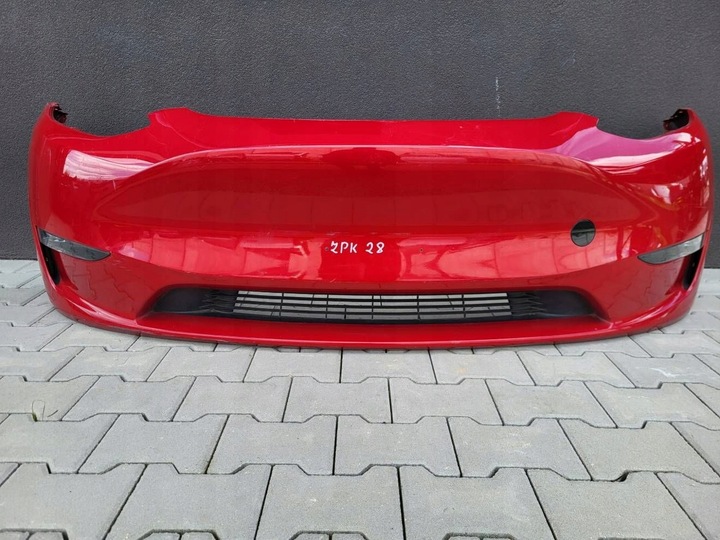 фото №1, Tesla модель y 2020 перед бампер переднее