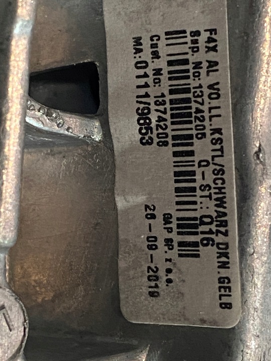 фото №7, Bmw x2 f39 бардачок підлокітник тунель жовта nić