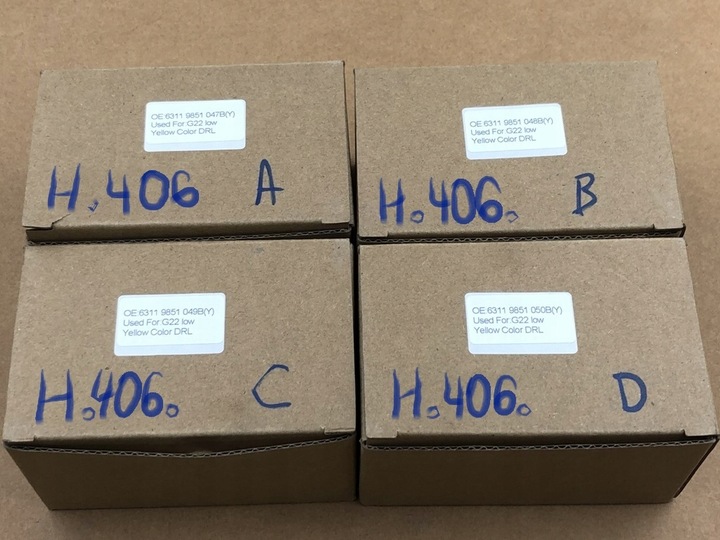 фото №9, Модули led жёлтые свет do bmw 4 m4 g22 g23 g82 2020- фары