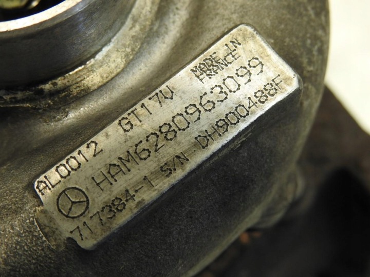 фото №7, Турбонагнітач турбіна mercedes w220 4.0 cdi v8 6280963099