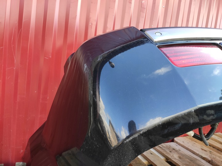 фото №3, Jeep grand cherokee wk бампер зад чёрный металлик оригинал прямой