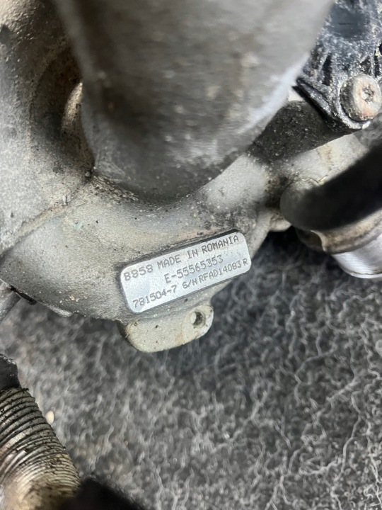 фото №6, Opel meriva b 1.4 b турбіна 140km a14net турбокомпресор 55565353