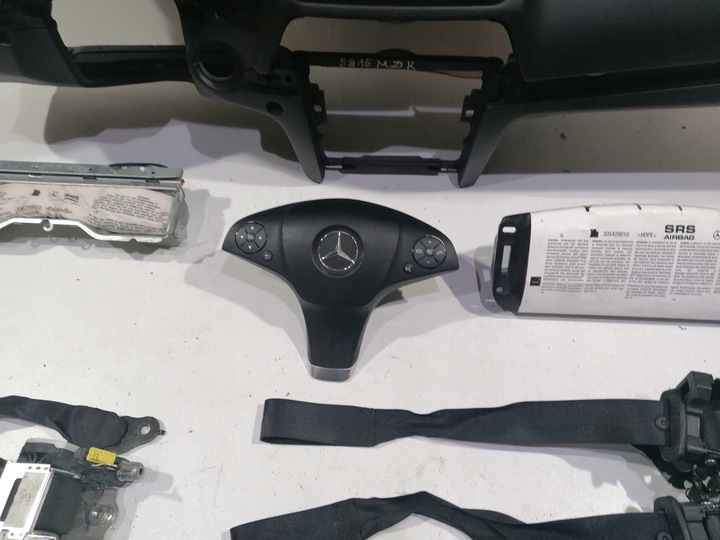 фото №6, Mercedes e-kl w207 купе панель консоль подушка безопасности ремни