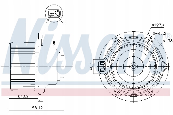 фото №8, Вентилятор интерьера - воздуходувка nissens 87570 pl dystrybucja