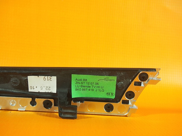 фото №12, Audi a5 8t рестайлінг декори тунелю піаніно чорний комплект 8t1857186ae / 8k0863305