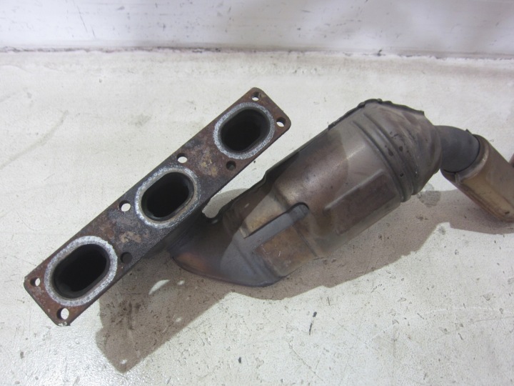 фото №10, Bmw z3 e36 m54b30 колектор випускний каталізатор двигуна 7510378 7514502