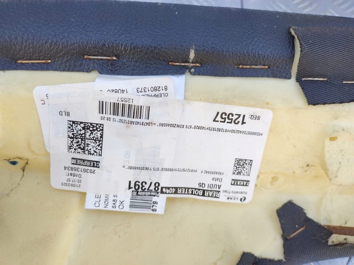 фото №6, Audi q5 ii подушка сидіння праві зад 80a 2018r