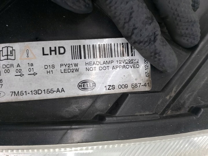 фото №8, Лампа перед ліва ксенон ford c-max i 7m51-13d155-aa 5dv009000-00