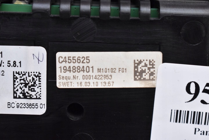 фото №14, Панель управление воздуховод климат 9233655 bmw f07 09-13