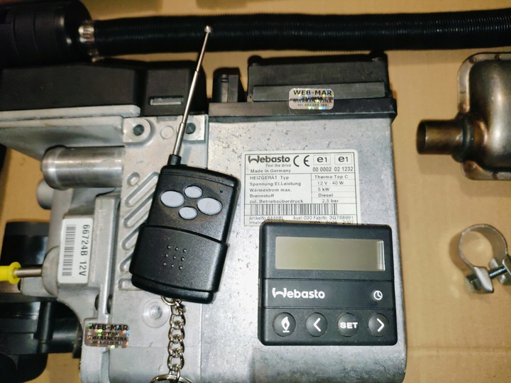 фото №1, Вебасто термо top c/zc 5kw дизель mondeo mk3 tdci манометр + pilot