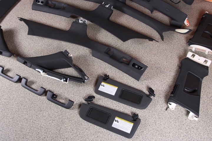 фото №7, Audi a8 d4 4h потолок чёрная стойки комплект