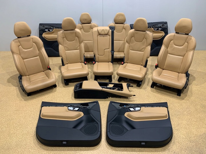 фото №1, Volvo xc90 ii сидіння диван обшивки 7 вісь комплект rhd uk