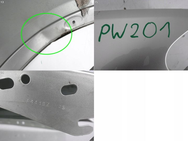 фото №14, Bmw x3 f25 x4 f26 10-17 крило fender праве перед 7267324