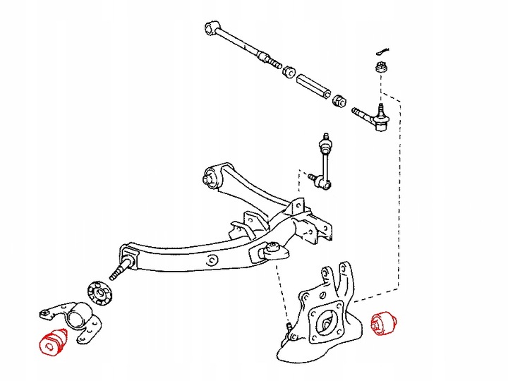 фото №2, Важіль do налаштування zbieżności гвинт rzymska toyota avensis t25 03-08 зад