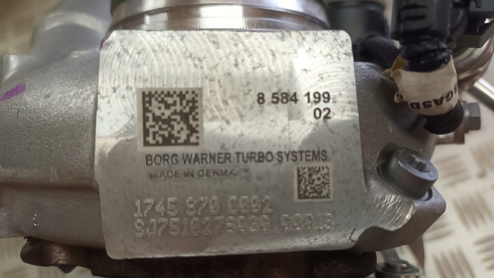 фото №4, Турбіна bmw mini f54 f55 f60 190 ps 8584199 b47