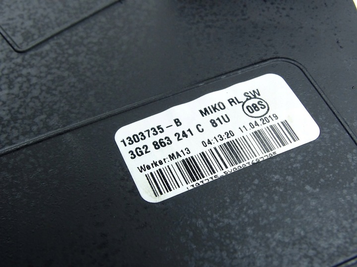 фото №11, Подлокотник туннель средний vw passat b8 3g 14- 3g2863241c