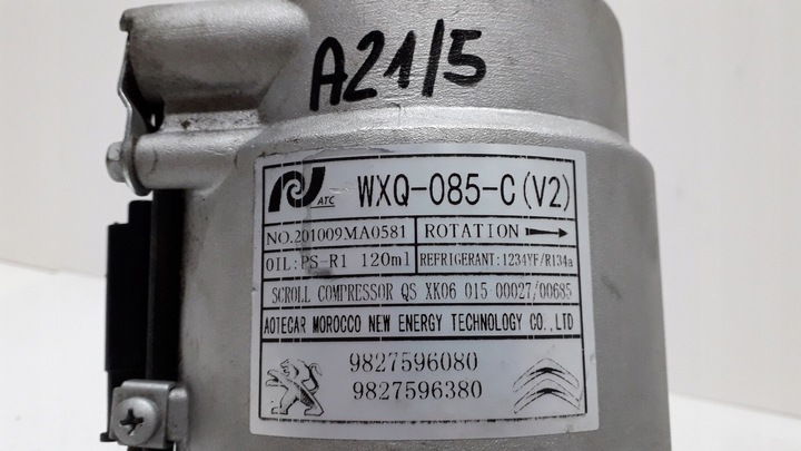 фото №14, Mokka corsa f 208 компресор кондиціонер 9827596080