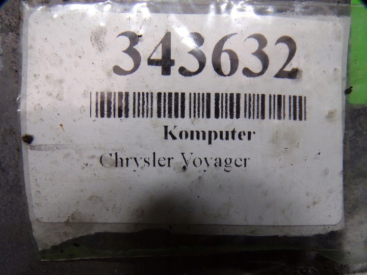 фото №9, Chrysler voyager компьютер блок управления двигателя 0281012121p05094285ae