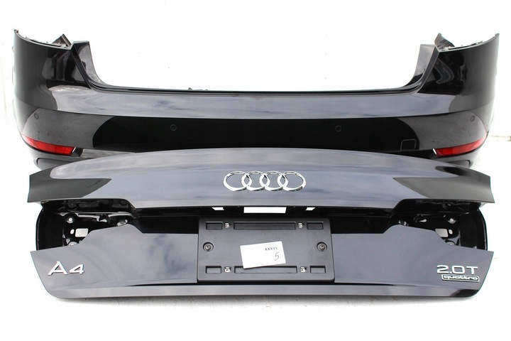 фото №12, Audi a4 sedan зад бампер задний + крышка багажника 8w b9 набор комплект ly9t