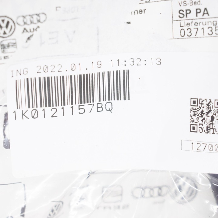 фото №8, Audi a3 sportback 8p двигун охолоджуюча рідина шланг 1k0121157bq