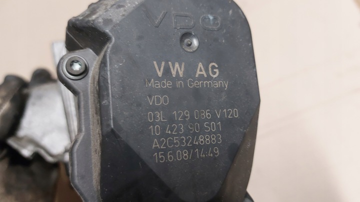 фото №5, Колектор всмоктуючий 2.0 tdi cag cbd cab vw seat audi skoda 03l129711e 03l129086