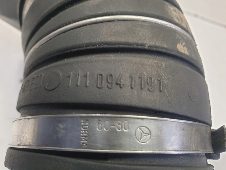 фото №8, Mercedes w203 2.0 k шланг дросельної заслінки повітропровід повітря труба a1111410804