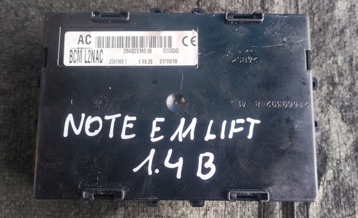 фото №2, Nissan note e11 рестайлінг модуль комфорту bcm