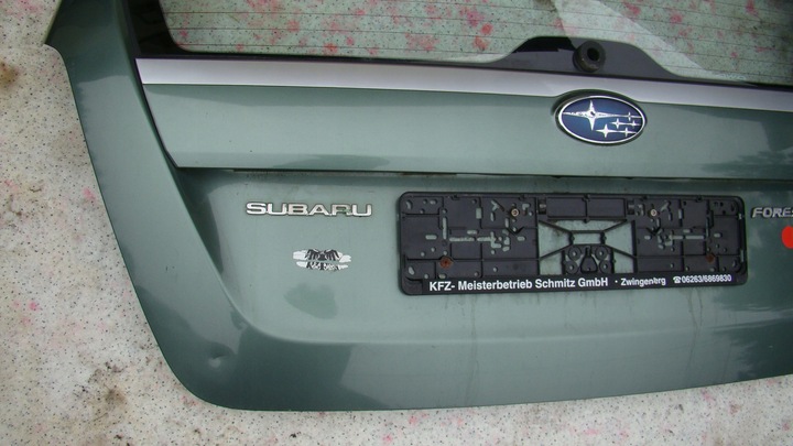 фото №2, Крышка зад subaru forester ii 06-08r рестайлинг 5f2