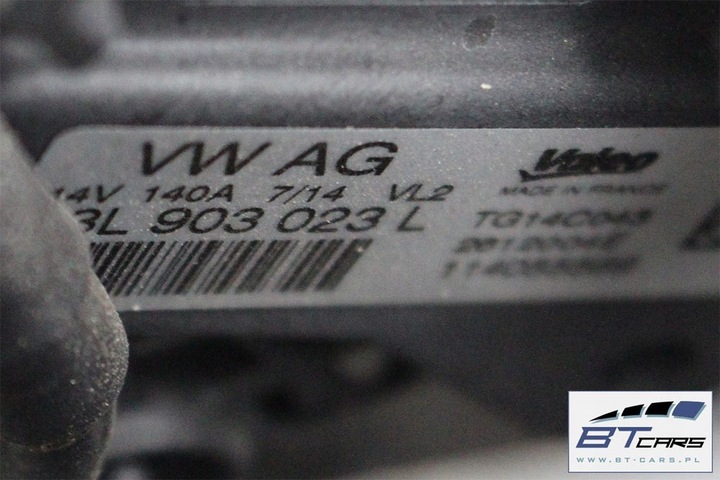 фото №10, Vw audi seat skoda генератор tdi 03l903023l 03l903023lx 03l 903 023 l 140a