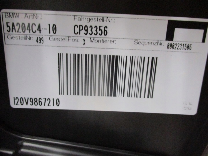 фото №10, Бампер bmw ix i20 m набор 23r 6 pdc перед переднее