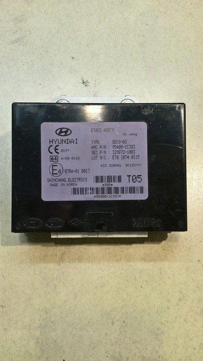 фото №1, Модуль комфорту hyundai getz 1.5 crdi 95400-1c303