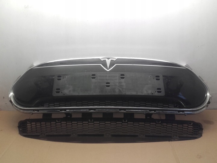 фото №1, Tesla модель s 12r- решётка радиатора решётка решётка бампера хром 1017415-00-c