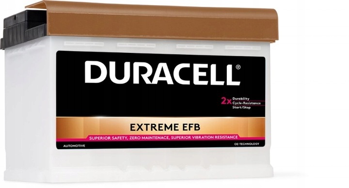 фото №1, Duracell extreme de75h efb 12v 75ah 700a