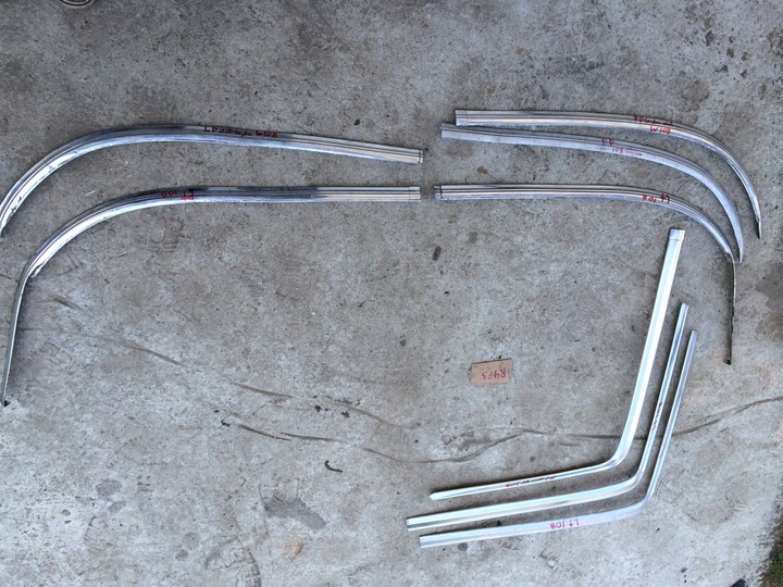 фото №6, Планки боковые дверь крыша стекло mercedes w108 w109