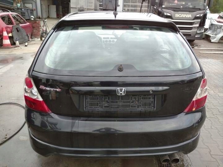 фото №11, Honda civic vii 7 ep2 3d hb sport кришка багажника зад задня чорна b92p