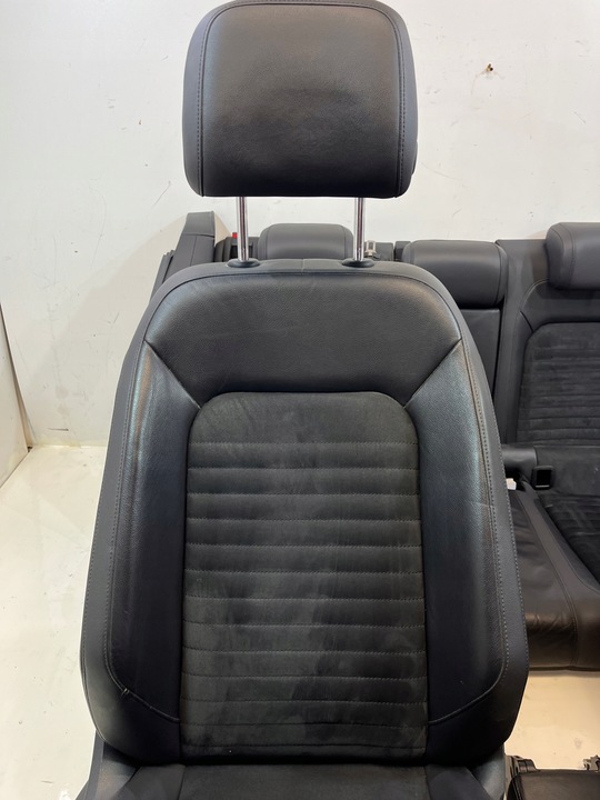 фото №6, Сидіння диван комплект vw passat b8 3g універсал алькантара шкіра підігрів