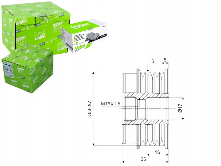 фото №10, Колесо пасове генератора val588051