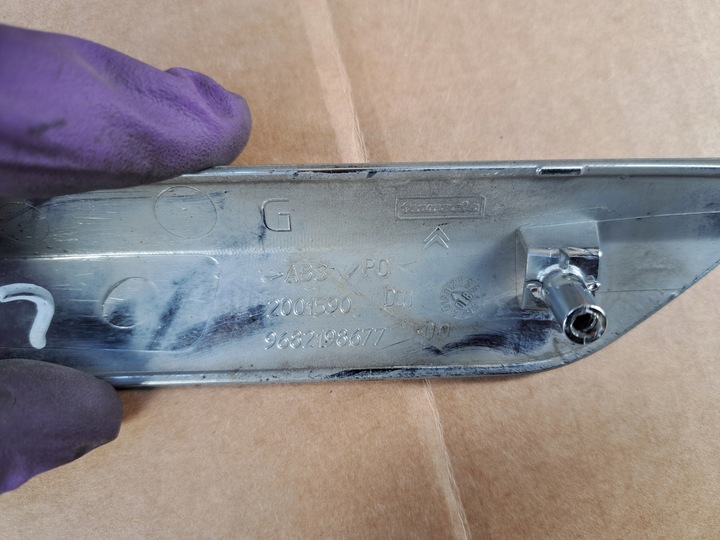 фото №7, Планка хром бампера перед левая citroen c5 iii x7 левый перед 9682198677