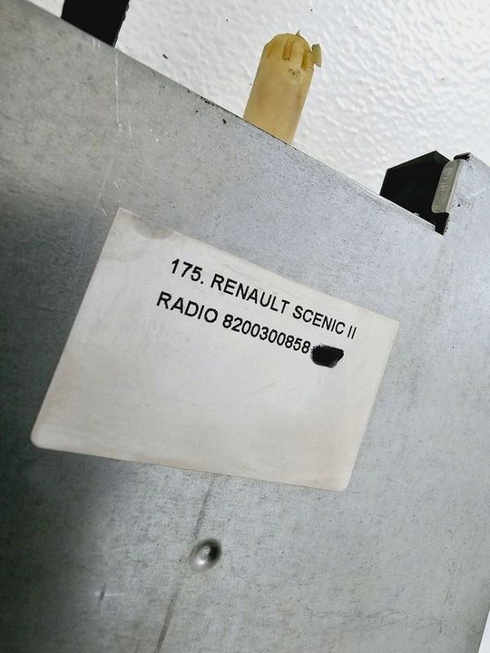 фото №7, Renault scenic 2 ii радио радиопроигрыватель cd 8200300858