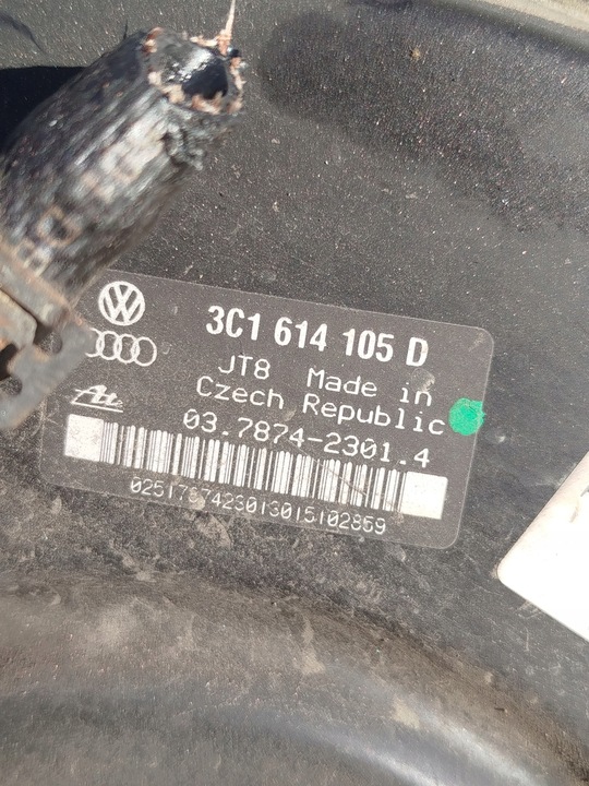фото №8, Підсилювач насос гальмівна vw passat b6 3c1614105d