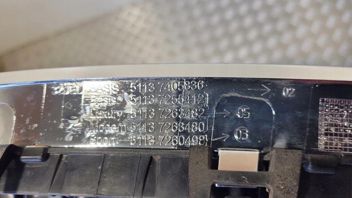 фото №9, Решётка решётка радиатора хром bmw 3 f30 f31 7405836 оригинал правая