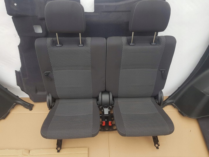 фото №6, Сидіння диван toyota verso 2009-2017 7 осіб van прокладка ремені