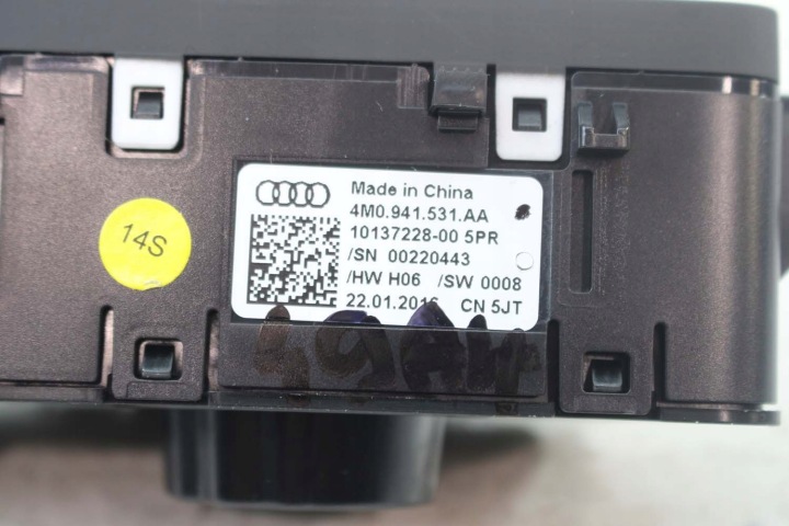 фото №7, Audi a4 a5 q7 переключатель света 4m0941531aa 4m0941531n 4m0941531n 4m09415